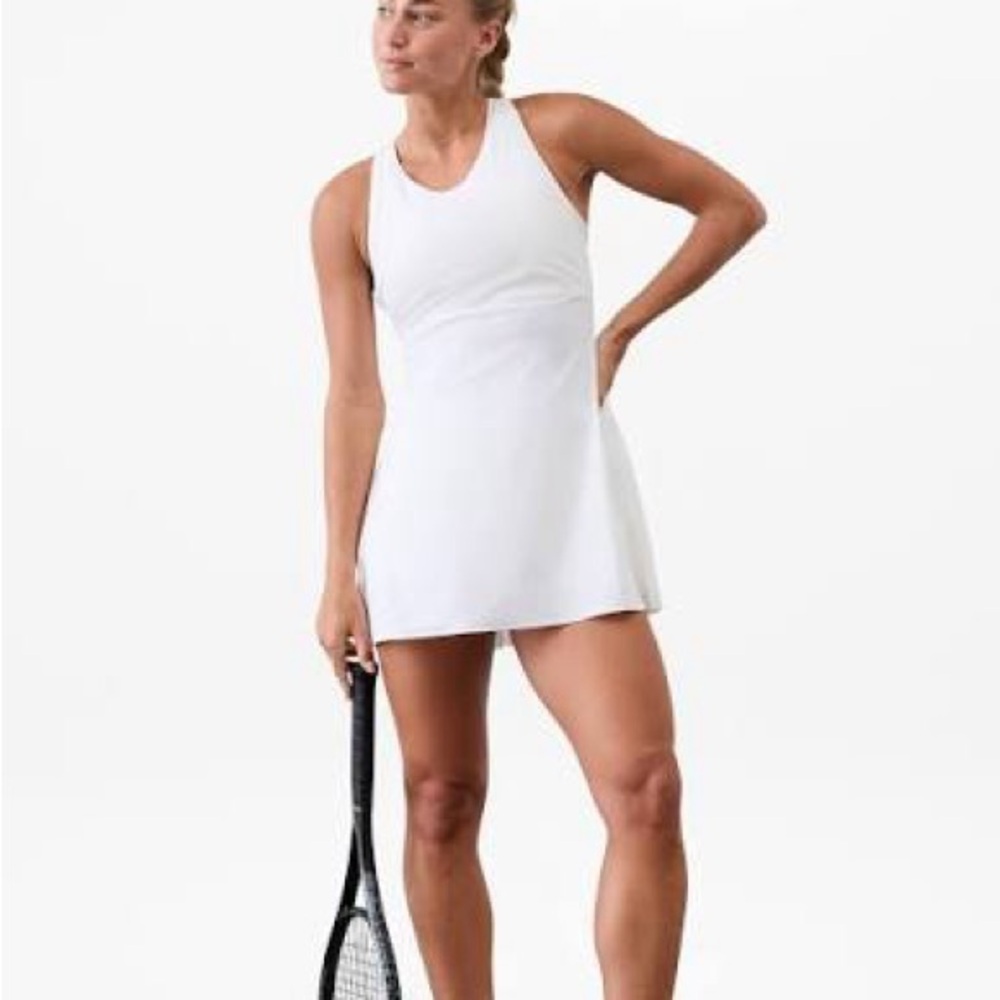 Athleta Match Point Pleated Dress